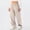 Beige, variant on 2026 Women's Loose Sweat Pants - Spring Relaxed Wide Leg Linen Pant with Pockets,Lightweight Wide Leg Casual Soft Plain Track pants for Vacation Outfits Light Gray Size:S