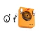 thumbnail image 5 of Ventilador de cintura con clip, ligero, silencioso, ajustable, 3 velocidades Naranja, 5 of 9