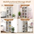 thumbnail image 6 of Costway 8-Cube Open Bookshelf with Anti-tip Kits Home Modern Style Storage Shelf for Study White, 6 of 10