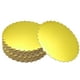 thumbnail image 1 of Uxcell 20 Piezas de Bases de Pastel con Borde Ondulado, Cartones de Pastel de 5.9 Pulgadas, Bandejas de Pastel de Cartón Grueso para Bodas, Fiestas, Cumpleaños, Postres, Cupcakes (Tono Dorado), 1 of 7