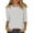 019_Gray, variant on T Shirts for Women 2025 New Women's Shoulder Seven Quarter Sleeve Shirt Summer Top Women's Clothing Black