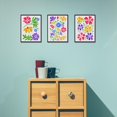 thumbnail image 5 of 3 Pcs Boho Abstract Floral Stencils 11.7x8.3 inches Plastic Child Style Reusable for Painting on Wood Wall Home Decor White, 5 of 6
