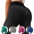 thumbnail image 1 of Leggings de mujer Anti celulitis Levantamiento de glúteos Cintura alta Elástico texturizado, 1 of 7
