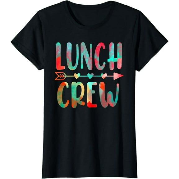Cafeteria Worker Lunch Crew Graphic T-Shirt Soft Cotton Unisex Sizes S-4XL
