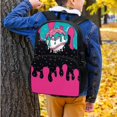 thumbnail image 2 of Yuyamidu Baseball Kids Backpack and Lunch Box Set Ice Cream Girls Book Bags for School Lunch Bag Pencil Case Water Bottle Bag for Kids 6-8/8-10 Back to School Gifts, 2 of 7