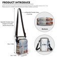 thumbnail image 6 of HELLHERO Berry-Dream-Capybara Shoulder Purse for Men, Women Polyester Crossbody Sling Bags with Adjustable Shoulder Strap, 6 of 7