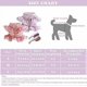 thumbnail image 3 of 2 Pack Dog Harness and Leash Set for Outdoor Walking Escape Proof Soft Adjustable Ruffles Design Cute Pink Cat Dress Lace Mesh Vest Easy on for Girl K, 3 of 4