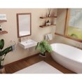 thumbnail image 7 of Whitehaus 24" Rectangular Wall Mount Basin with Widespread Faucet Drilling and Overflow, 7 of 7