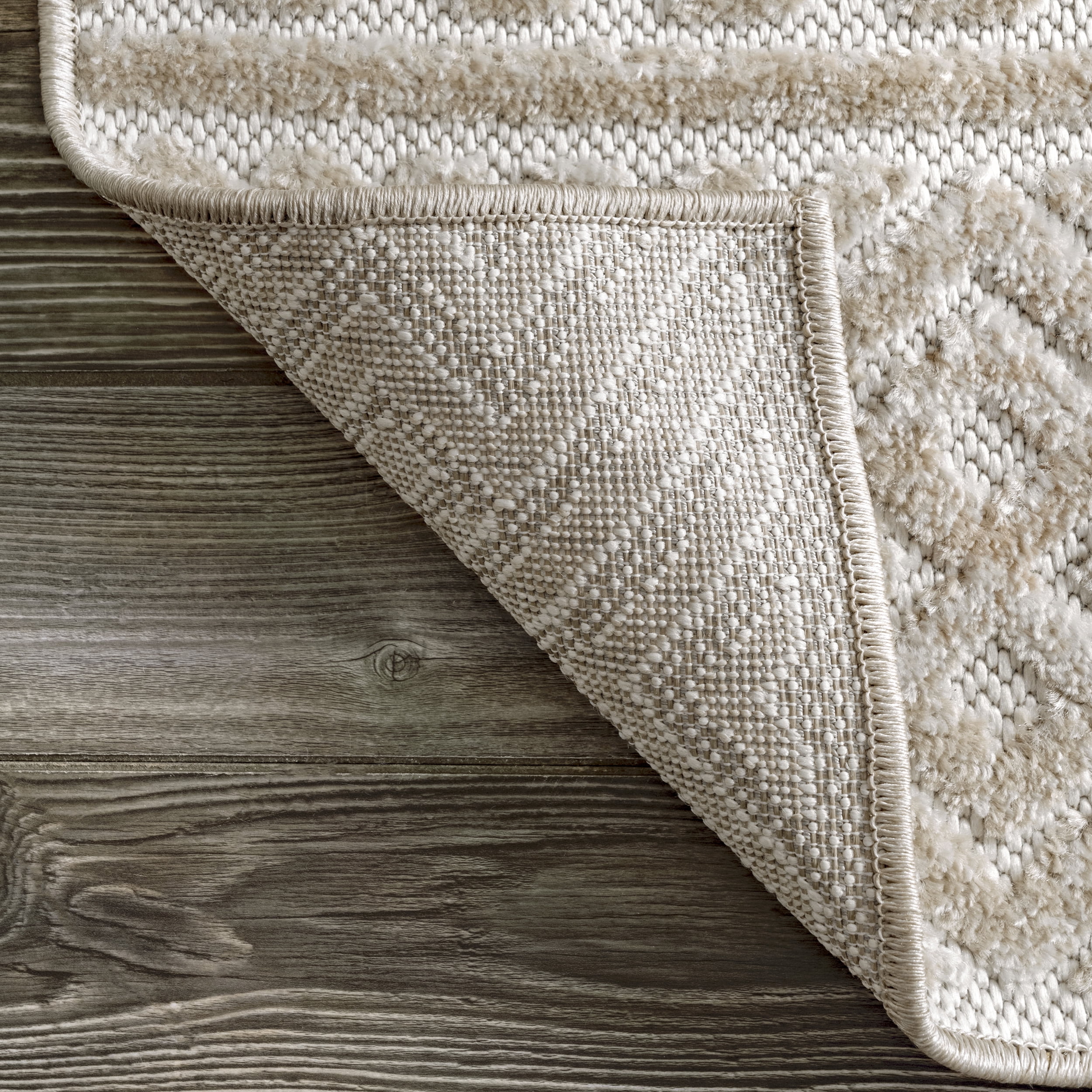 nuLOOM Kamryn Textured Tribal Indoor/Outdoor Area Rug, 5' x 8', Beige