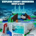 thumbnail image 5 of USA Toyz Shark Car Seas Tracks Playset 225 Pieces, Underwater Themed STEM Toys for Boys & Girls, 5 of 8