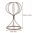 thumbnail image 2 of NUOLUX Modern Hat Rack Desktop Hat Stand Wig Storage Stand Modern Style Hat Display Holder, 2 of 6