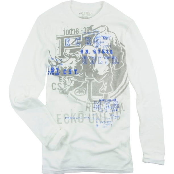 Ecko Unltd. Suéter térmico Eascoasrn para hombre, blanco, extra pequeño
