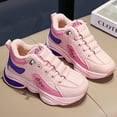 thumbnail image 6 of Generic Fashion All Seasons Children Sports Shoes Girls Boys Flat Sole Thick Sole Non Slip Comfortable Casual Kids Running Sneakers Basketball(6-7 Years,Pink), 6 of 6
