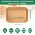 thumbnail image 4 of 225PCS Air Fryer Liners for Ninja Foodi Dual Air Fryer DZ201/DZ401, Air Fryer Parchment Paper Liners, Rectangle Disposable Paper Liner,Airfryer Liners Baking Paper Air Fryer Accessories, 4 of 7