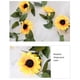 thumbnail image 2 of Inteprter Guirnalda de girasoles artificiales colgante decorativo 10 flores estante de libros para el hogar puerta fotografía decoración de ratán Flores artificiales Inteprter HA084018-00, 2 of 6