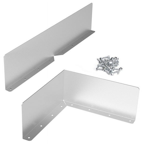 4 Pack Rain Gutter Splash Guards for House Roof Corner Diverter