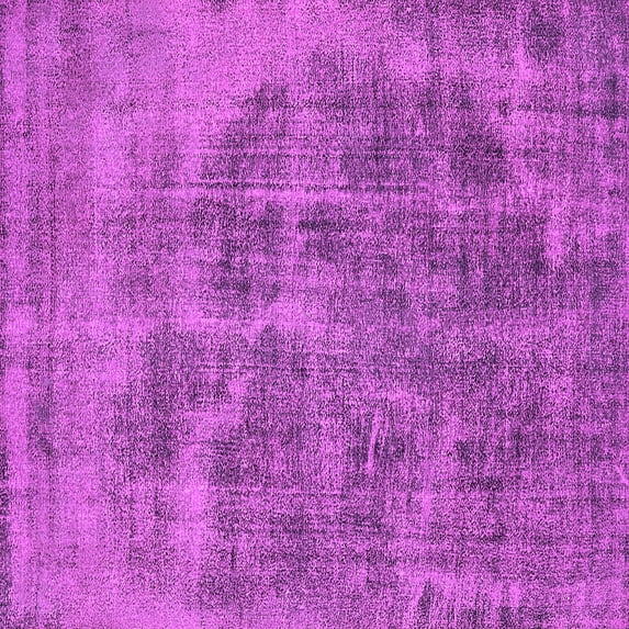 Ahgly Company Indoor Square Oriental Pink Industrial Area Rugs, 3' Square