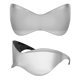 thumbnail image 2 of Gafas de sol deportivas Y2K Gafas de sol Gafas para la playa al aire libre Senderismo (Plata), 2 of 3