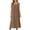 XA Brown, variant on Bovxnpu Women's Nightgown Sleeveless Sleepshirt Long Maxi Pajama Dress Nightshirt Cotton V-Neck Soft Lace Loose Nightgown Sleepwear