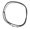 Silver, variant on Fashionable Two Tone Rope Snake Bone Chain Necklace For Gifting