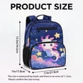 thumbnail image 7 of Jeiento Axolotl 13.5 Inch Kids Preschool Backpack for Toddler, Starry Sky Lightweight School Bag for 2-5 Year Old Girls, Bookbag with Pockets, 7 of 7