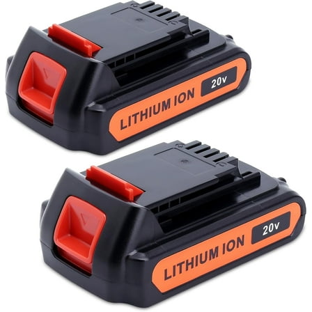 2Pack 4.0Ah 20V MAX For Black and Decker Weed Eater 20V LBXR20 LB2X4020 LBXR2020-OPE LBXR20-OPE2 LBXR20B-2 LB2X3020-OPE LBXR20BT Outdoor Cordless Power Tools