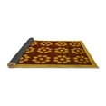 thumbnail image 2 of Ahgly Company Indoor Rectangle Abstract Yellow Modern Area Rugs, 5' x 8', 2 of 4