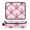 Bows and Wildflowers Pattern, variant on Hair Tool Organizer Bag with Heat Resistant Mat Removable Travel Storage Case for Hot Air Brushes Curling Irons Rainbow Cabbage