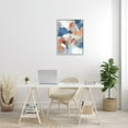thumbnail image 2 of Stupell Industries Contrasting Blue Blush Tone Abstract Busy Arrangement, 24 x 30, Designed by Lisa Ridgers, 2 of 7
