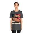 thumbnail image 3 of Red Chuck Taylors Zoomed In Short Sleeve T-Shirt, 3 of 4