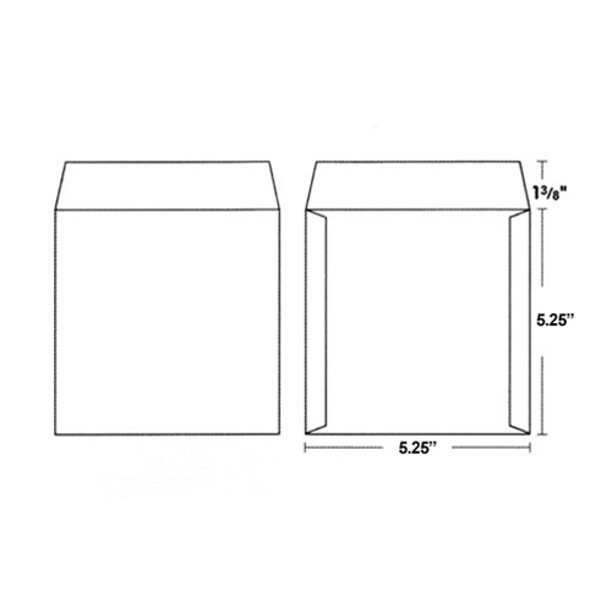 CheckOutStore 25 CD/DVD White Cardboard Mailers Self Seal Mailers with
