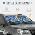 thumbnail image 4 of Hirioo The Starry Night for 2PCS Windshield Sun Shade Foldable | Front Windshield Shade for Sun, Heat and UV Rays-Large, 4 of 6