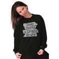thumbnail image 4 of Funny Lazy Pasty A Little Crazy Joke Unisex Plus Fleece Graphic Sweatshirt Brisco Brands 2X, 4 of 5