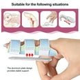 thumbnail image 2 of Finger Splint Adjustable Finger Support Brace Universal Finger Stabilizer Broken And Trigger Finger Straightener for Arthritis Sprain Pain Relief, 2 of 7
