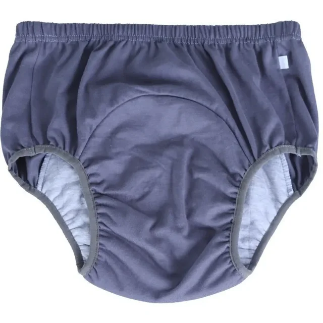 Reusable Cotton-Polyester Urinary Incontinence Underwear for Men & Elderly - Washable Adult Leakproof Underwear with 3-Layer Absorbent & TPU Waterproof Design, Comfortable Incontinence Solution for
