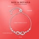 thumbnail image 4 of Pulsera amor infinito bañada en cobre oro blanco, 4 of 7
