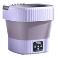 thumbnail image 2 of amlbb Portable Washing Machine Foldable Mini Washing Machine, Small Washing Machine for Underwear, Baby Clothes, Suitable for Apartments, Dormitories, Camping, Travel on Clearance, 2 of 9