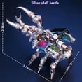 thumbnail image 3 of Juego de modelos 3D de rompecabezas de metal ZUNPINSPACE Punk Beetle para adultos, 3 of 6