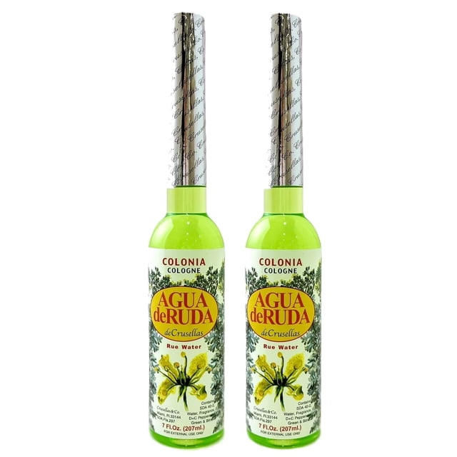 Colonia Crusellas Rue Water Splash 207 ml (paquete de 2)