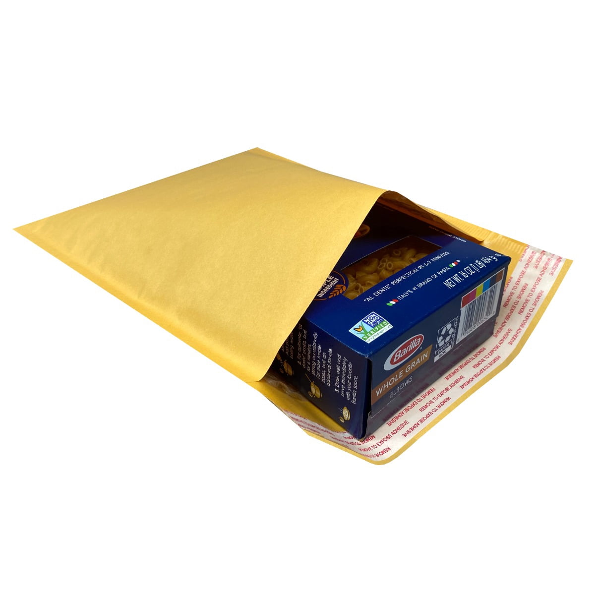 Uboxes Kraft Bubble Mailers, #2 (8.5 x 12 in), Peel & Seal, 50-Count