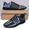 thumbnail image 4 of Back The Blue Running Shoes Sneakers Mesh Black Size 7, 4 of 5