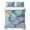 Teal Green Purple, variant on Queen Quilt Set 90''x96'', Blue White Ombre Lightweight Bedspread Coverlet Set with 2 Pillow Shams, Watercolor Cloud Geometric Abstract Art Breathable All Season Quilt Bedding for Bedroom/Guest Room