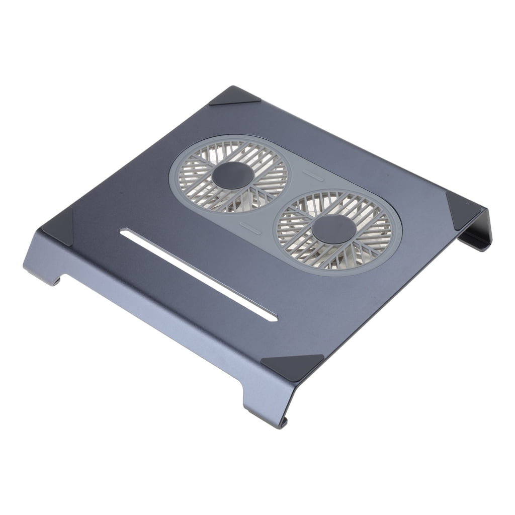 Boneruy Laptop Cooling Stand with Double Mute Notebook Bracket Tablets Pad Holder Aluminum Alloy Rack