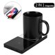 thumbnail image 1 of Calentador de café, calentador de tazas USB con función de cargador inalámbrico, calentador de bebidas eléctrico con diseño de espejo para calentar té, Sweethay EL009194-00, 1 of 4