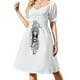 thumbnail image 2 of Vestido de manga corta con retrato de Yolandi Visser, ropa de mujer, ropa elegante coreana, novedades, 2 of 7