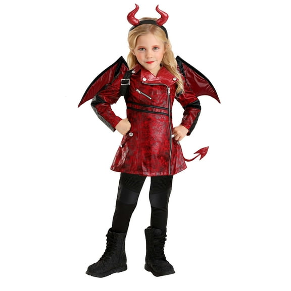 Exclusive Leather Toddler Devil Costume