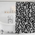 thumbnail image 4 of Grey Black Botanical Waterproof Fabric Shower Curtain,Pastoral Spring Floral Summer Art Waterproof Fabric Shower Curtain for Bathroom Curtains Bathtubs Shower Curtains with 12 Hooks Extra Long 72x96, 4 of 8