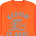 thumbnail image 3 of Instant Message - Keeping It Reel - Fishing, Hunting, Camping - Men's Crew Neck Fleece Pullover, 3 of 7