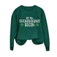 thumbnail image 4 of Guluxicc Women's Sweatshirts Casual Long Sleeve Graphic Printed Shirts St. Patrick's Day Pullover Tops, M, 4 of 6