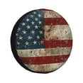 thumbnail image 1 of Fotbe American Flag1 Funda de Llanta de Repuesto con Estampado, Engrosada, Ajuste Universal para Jeep, Remolque, RV, SUV, Camión-15 inch, 1 of 6